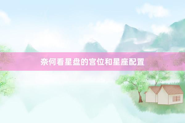 奈何看星盘的宫位和星座配置